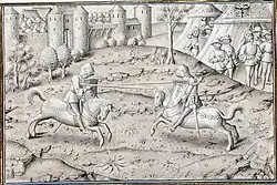 The duel between Roland and Olivier in the ‘Girart de Vienne’