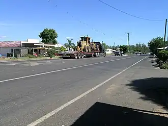 The main street of Rolleston