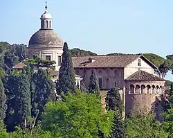 The Basilica of Saints Giovanni and Paolo at Celius, built in Rome in 398.