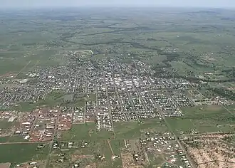 Aerial view of Roma