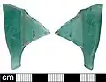Flagon handle from Bucknowle Roman villa