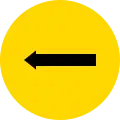 Left turn only