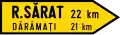 Direction sign (option 1)