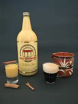 Rompope with coffee
