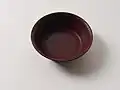 Round bowl in bakelite, collection Museum of Industry Ghent.