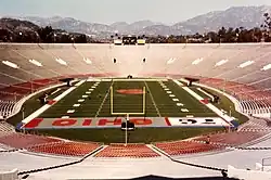 View from the south end zone
