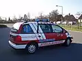 Mark 1A Sharan in use as a paramedic vehicle in Roskilde, Denmark