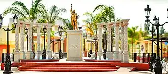 Monument to Miguel Hidalgo in Mixquiahuala