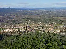 The village seen from Castrum Saint Jean