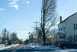 Round Top, Pennsylvania in wintertime