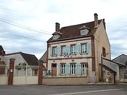 The town hall in Rousson