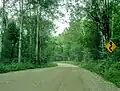 Unpaved section of Route 366