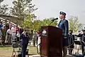 RCAF Colonel (at the podium)