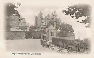 Royal Observatory, Greenwich c. 1902 as depicted on a postcard