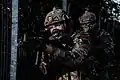 Royal Marines demonstrating their newly adopted MultiCam uniforms in 2020