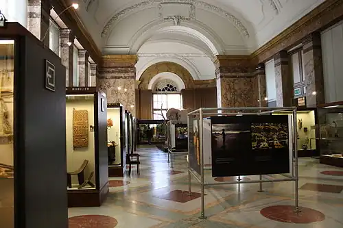 The interior of the museum in 2011, shortly before its major renovation