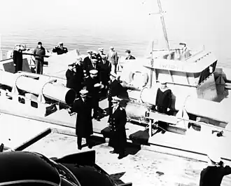 Royal Norwegian Navy motor torpedo boat in 1960.
