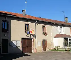 The town hall in Rozerotte