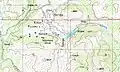 Section of USGS Ruby, Arizona topographic map