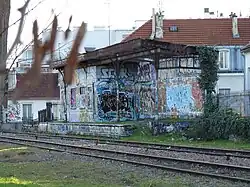 The former Gare de la rue d'Avron today