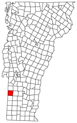 Location of Rupert within Vermont