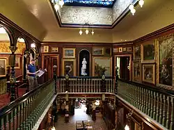 Interior of the hall in the museum