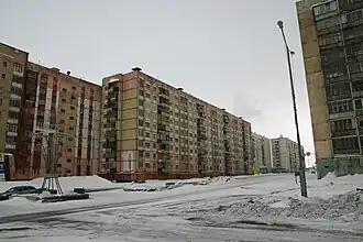 Talnakhskaya street 10 apartment blocks