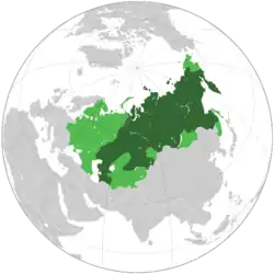 &nbsp;&nbsp;&nbsp;&nbsp;&nbsp;Maximum extent (Jan 1919) &nbsp;&nbsp;&nbsp;&nbsp;&nbsp;Claimed territories[a]