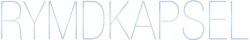 "Rymdkapsel" in all capital letters and a very thin, modern typeface