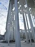 Sächsische Aufbaubank, forest of columns (2021)