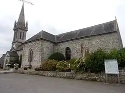 The parish church in Séglien