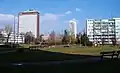 Hotel Olympik and the housing development Invalidovna
