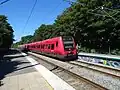Line M at Fuglebakken Station, doing day time schedules