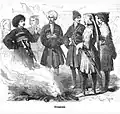 Ismail Berzeg and with his friends, 1840's.
