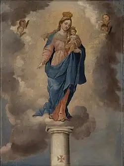 La Virgen del pilar (Late 18th century), Puerto Rico