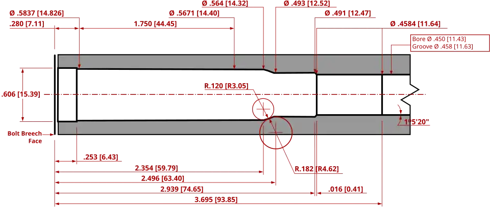 460 Weatherby Magnum Chamber Schematic