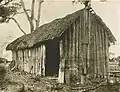 First office, erected 1836 at Kingscote, Kangaroo Island. (c. 1870)
