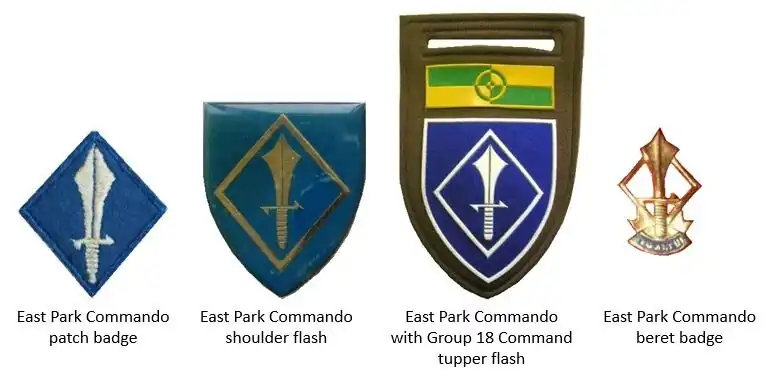 SADF era East Park Commando insignia