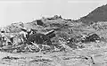 A battery of 4.5-inch howitzers from the South African Army's 4th Field Brigade in action.