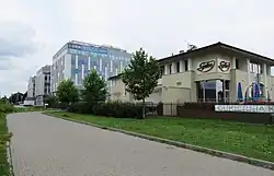 Buildings on Łopuszańska Street in Salomea