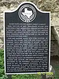 Historical sign in front of kiln