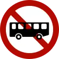 No buses