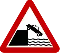 Unprotected quayside or riverbank