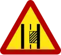 Lane closed