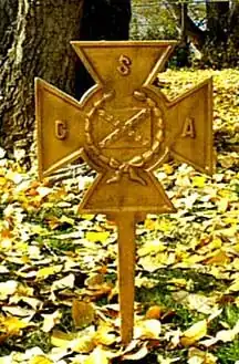 Historical United Daughters of the Confederacy Southern Cross of Honor marker