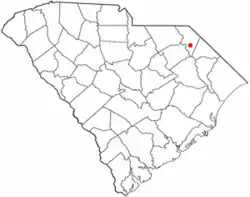 Location of Bristow, South Carolina