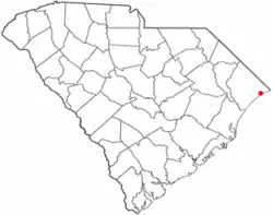 Location in South Carolina