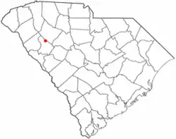 Location of Coronaca, South Carolina