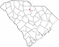 Location of Great Falls, South Carolina