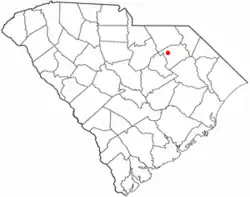 Location of Hartsville, South Carolina